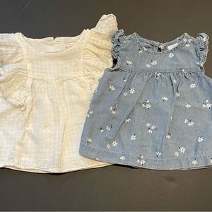 Little girls blouse bundle